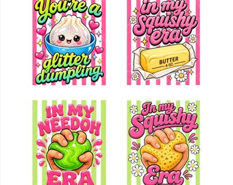 In My Squishy Era PNG Bundle, Butter Cheese Nee Doh Toy Era Shirt Design, Colorful Trendy Graphic, Cute Kids Shirt PNG, Viral TikTok Trend