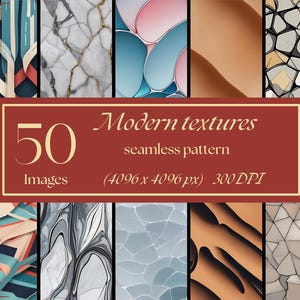 Seamless pattern pack - Modern textures - Digital Paper pack for sublimation, scrapbooking, printable paper and more