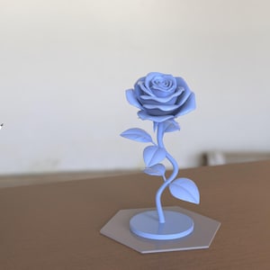 Flower 3D Printable Rose, Home or Gift, Rose STL Digital File, Gift for ...