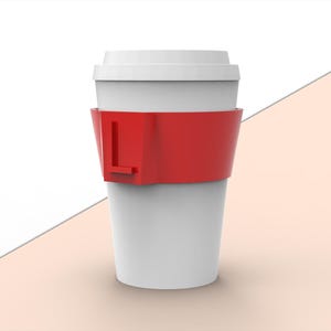 3D Printed "L" Initial Cup Holder STL File (Digital Download)