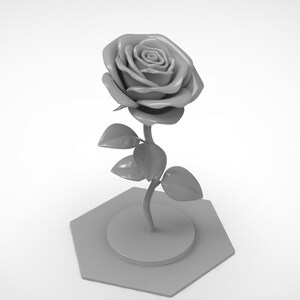 Flower 3D Printable Rose, Home or Gift, Rose STL Digital File, Gift for ...