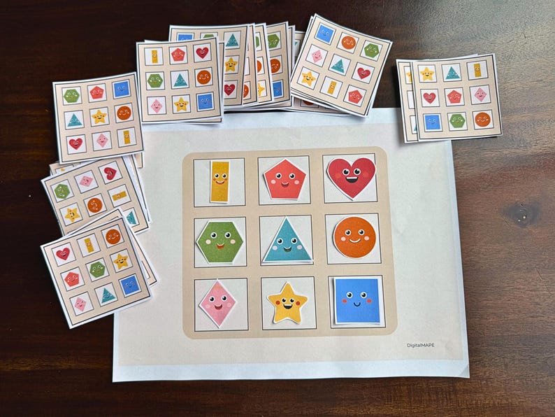 Shape Pattern Matching Printable | Preschool Classroom Activity ...