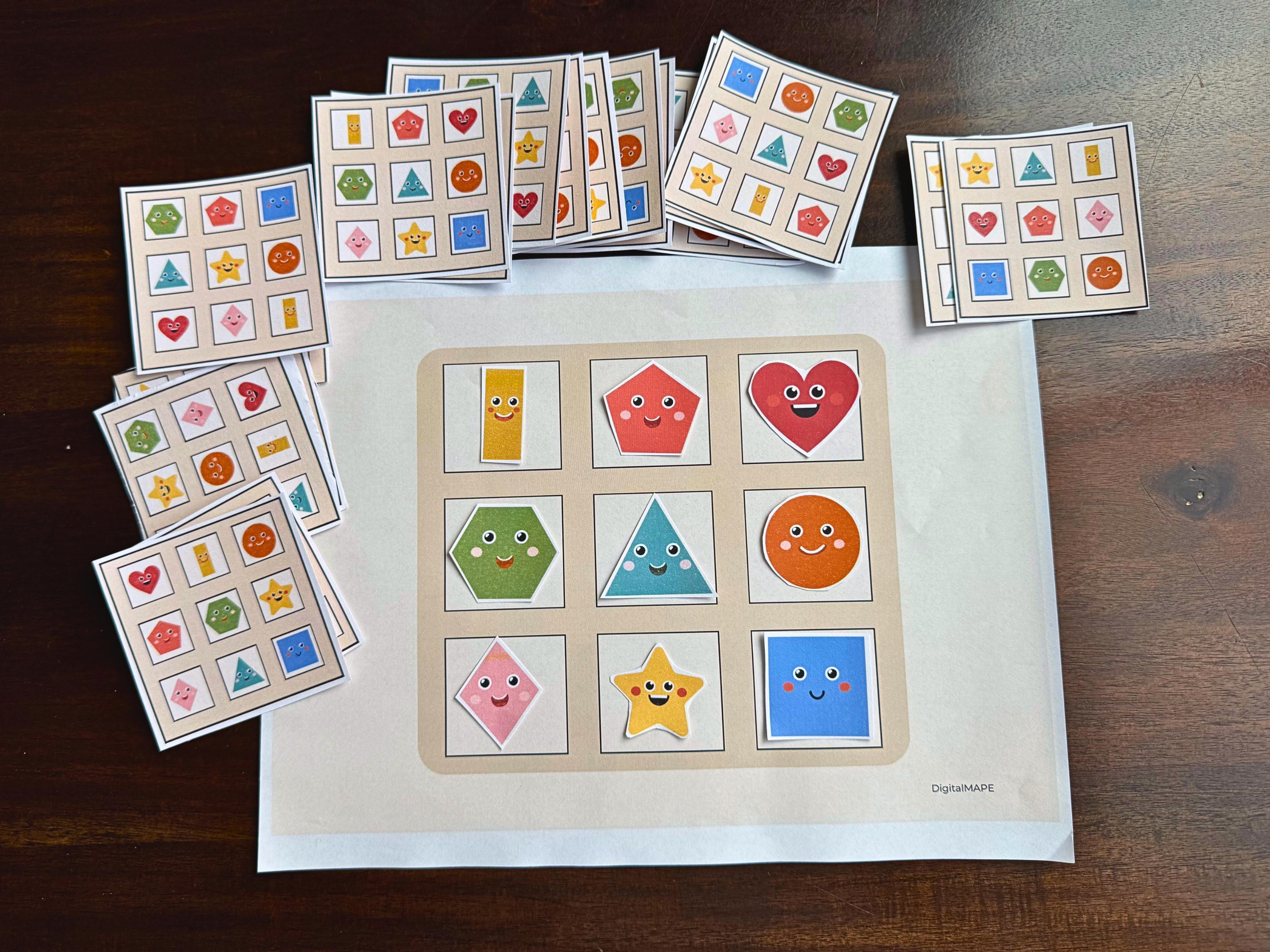 Shape Pattern Matching Printable | Preschool Classroom Activity ...