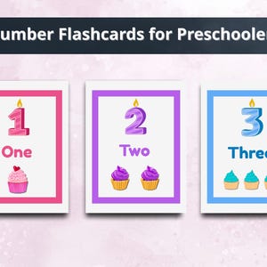 Number Flashcards 1-10: Printable Math Activity for Toddlers (PDF Download)