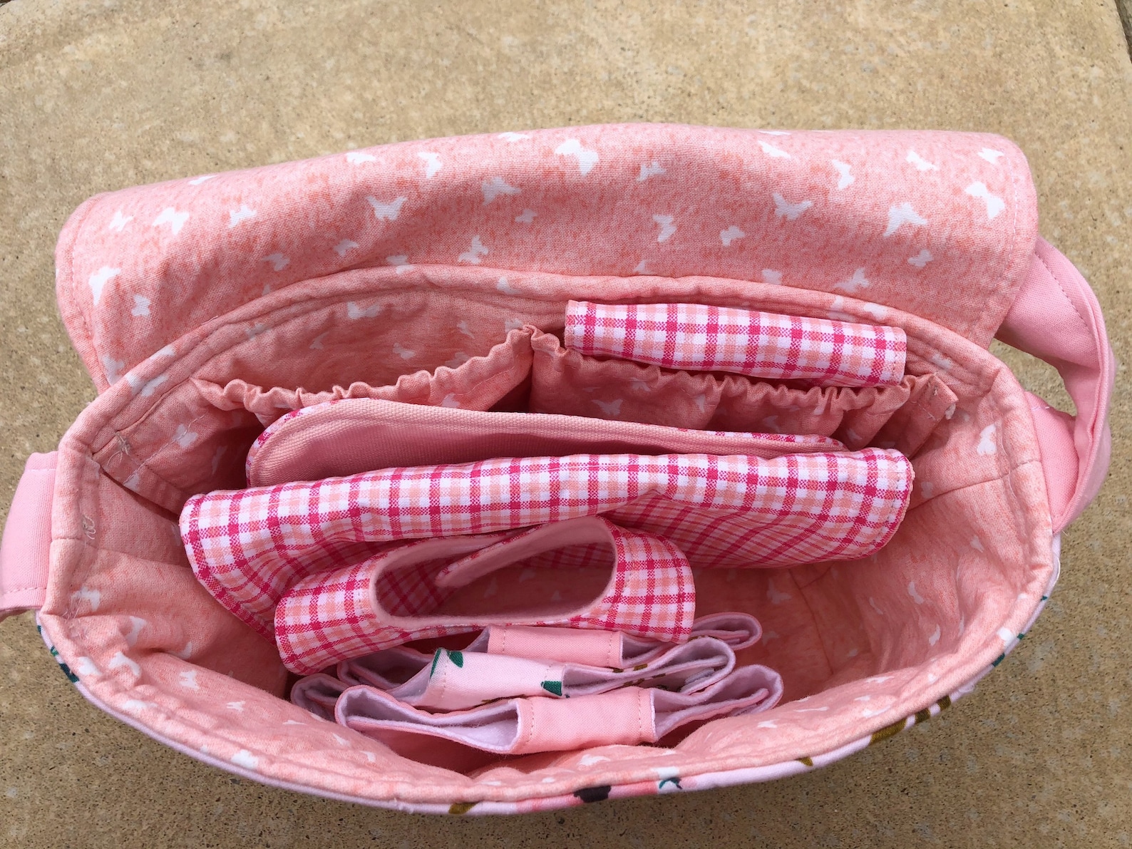 Doll Diaper Bag with Accessories Doll Diapers Doll Bib Baby Etsy