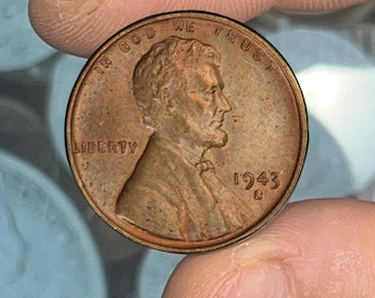 The 1943 S Lincoln penny Old Rare US Copper cent  Commemorative Coins