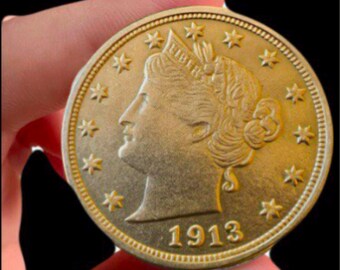 1913年 リバティヘッド ニッケル 米国コレクター向け記念コイン - Etsy