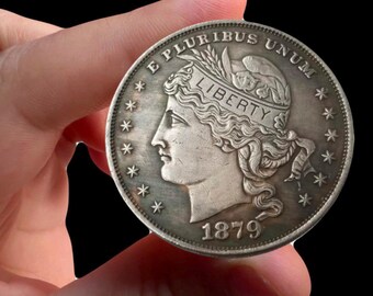 Pièce Commémorative Américaine Liberty Indian Head - Laiton Plaqué Argent 925, Pièce De Collection Non Circulante