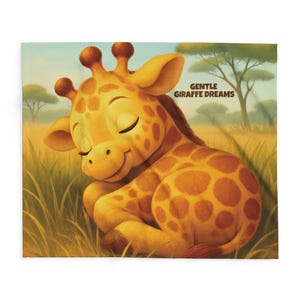 Giraffe Blanket - Fleece Blanket - Giraffe Throw Blanket - Giraffe Decor - Perfect Gift for Giraffe Lover