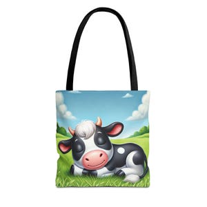 Cow Tote Bag - Everyday Purse - Cow Bag - Cow Purse - Perfect Gift for Lover of Cows