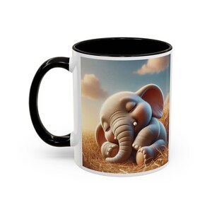 Elephant Mug - Elephant Coffee Mug - 100% Ceramic - Accent Mug - Perfect Gift for Elephant Lover
