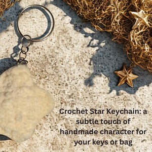 Crochet Star Keychain