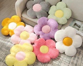 Plush Flower Pillow: Soft Kawaii Nursery Decor
