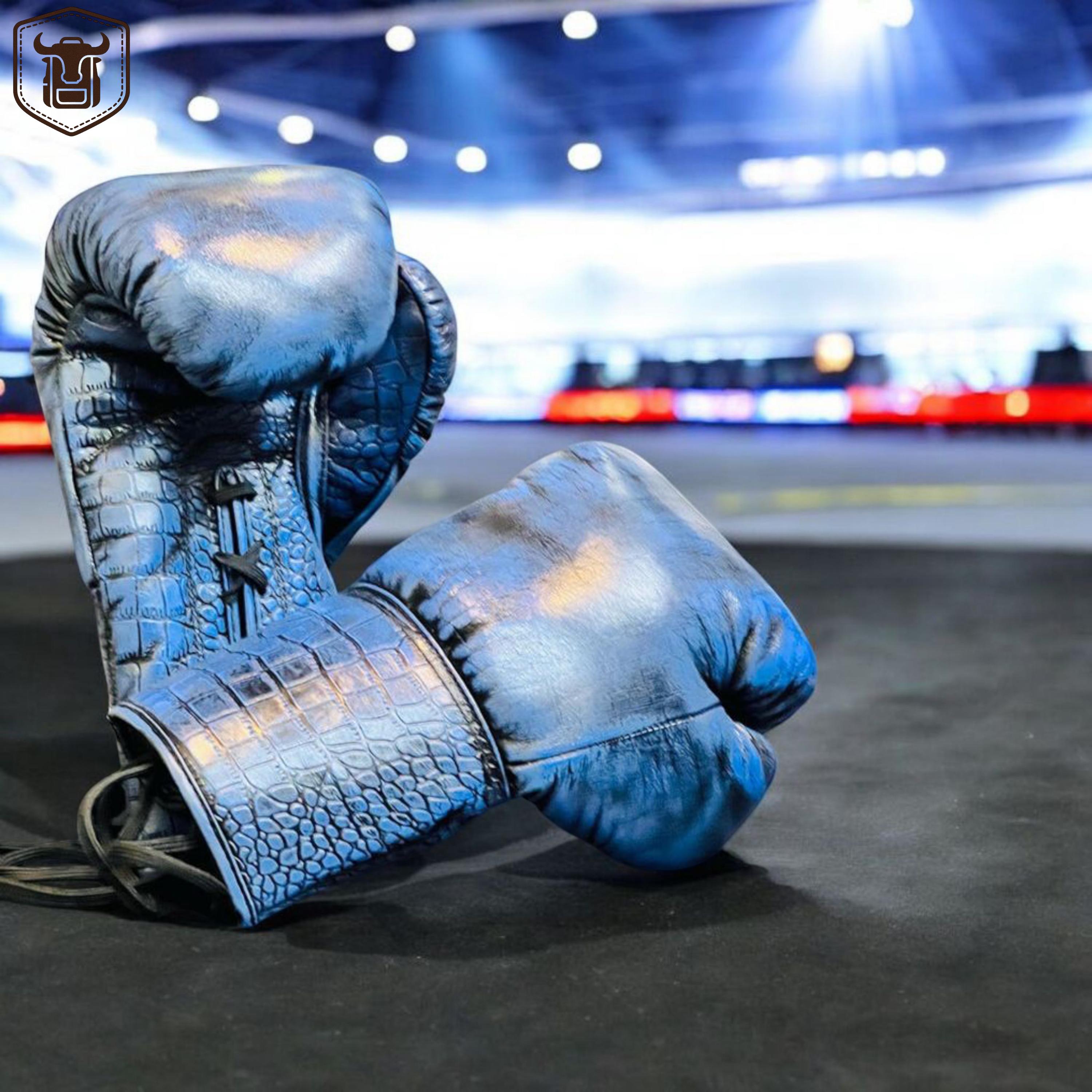 CLETO REYES Gants de boxe professionnels de compétition pour hommes et femmes, cuir et crin de cheval, MMA, kickboxing, muay thai, à lacets, 10 oz, rouge