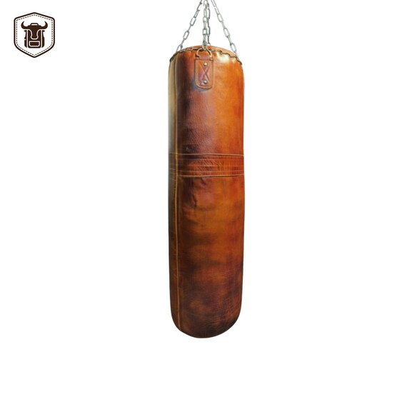 Sac De Frappe Boxe 5FT Cuir Vachette Marron - Maisonxworks