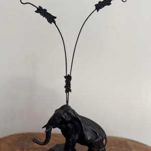 vintage elephant jewelry holder