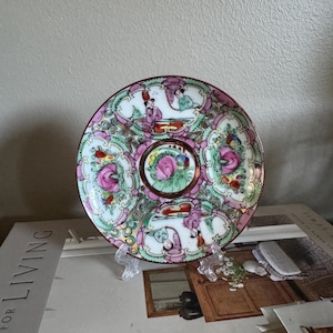 rose medallion 4.5” saucer