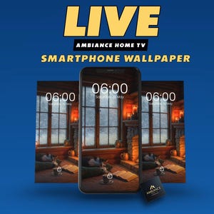 Sfeer open haard | Gezellige 4K Live Wallpaper + Loop Video & JPG
