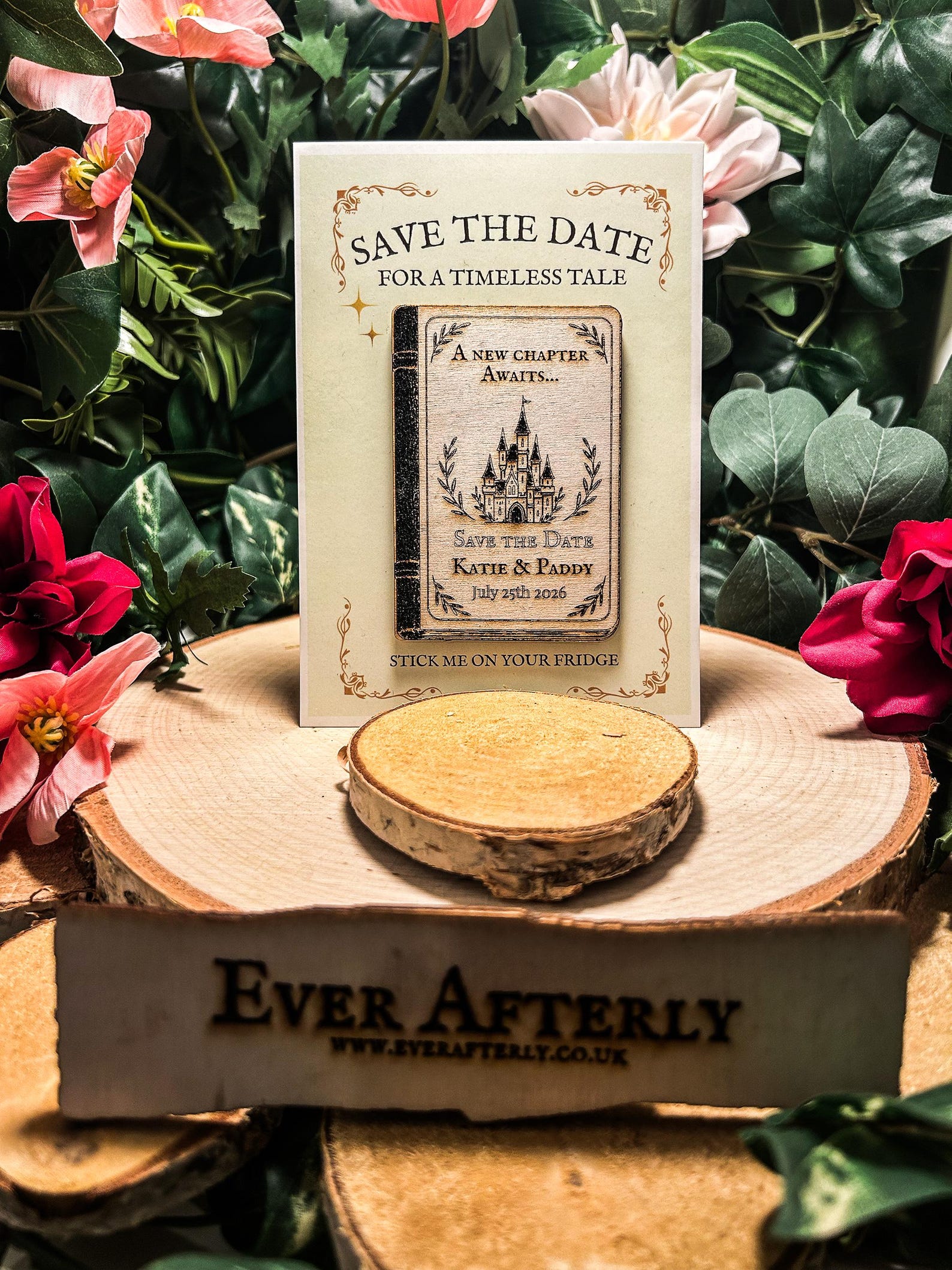 Fairy Tale Wedding Save the Date Magnet