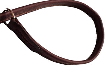 Handmade Leather Dog Collar: Tiny Breed, Chihuahua, Yorkshire Terrier