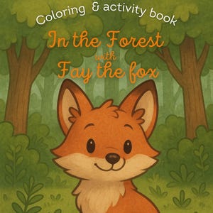 Libro da colorare e attività di Fay la volpe