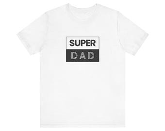 SUPER DAD jersey T-shirt met korte mouwen