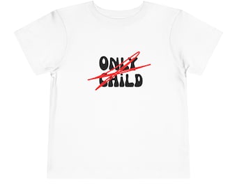 Broer of zus zwangerschap aankondiging peuter T-shirt met korte mouw, shirt grote zus, shirt grote broer, shirt familie moederschap