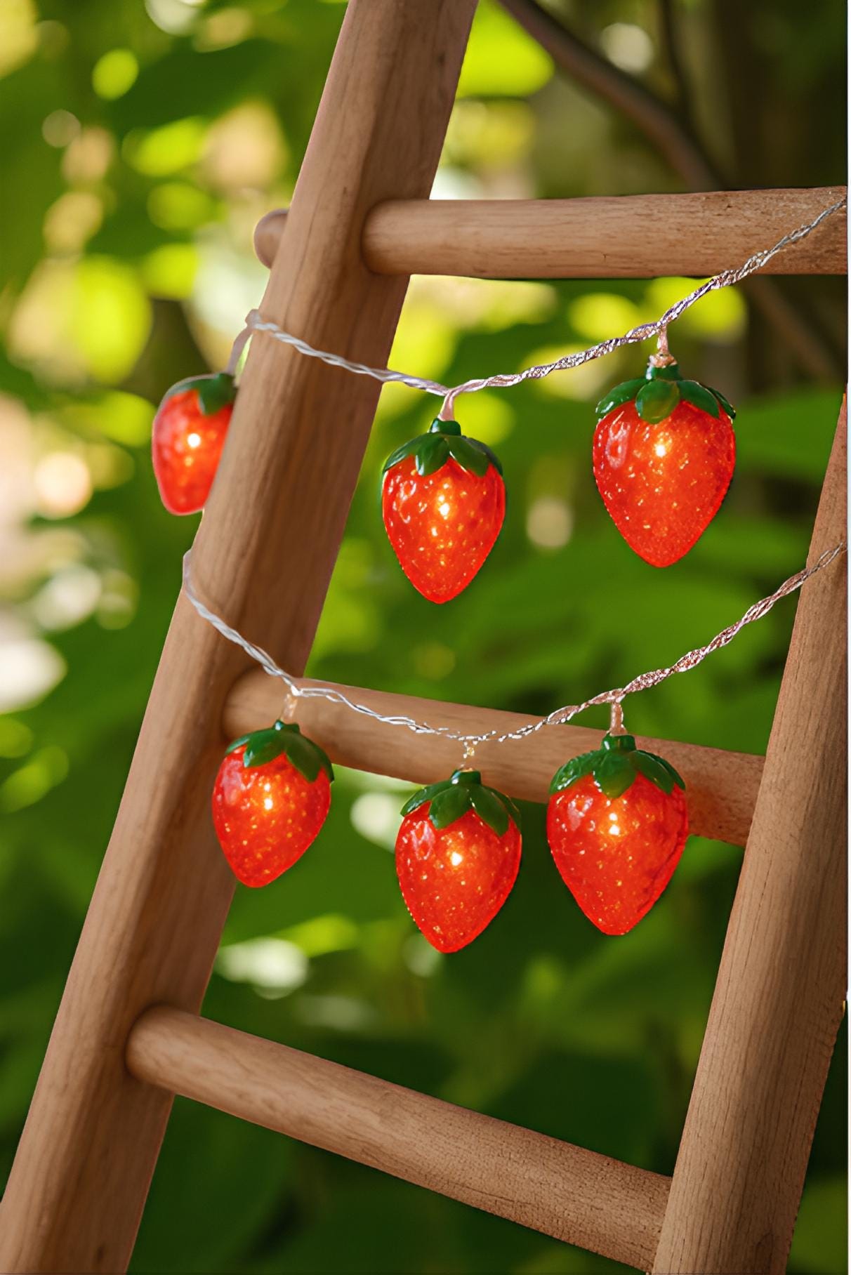 LEDストロベリーライトガーランド - 寝室の装飾、リビングルーム