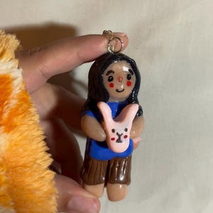 Mini polymer clay doll