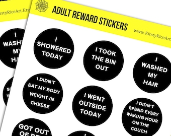 Funny Adulting Reward Stickers