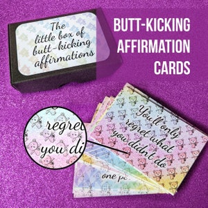 Positive Affirmations for Women | Custom Rainbow Card Set | Personalised Affirmation Gift Box