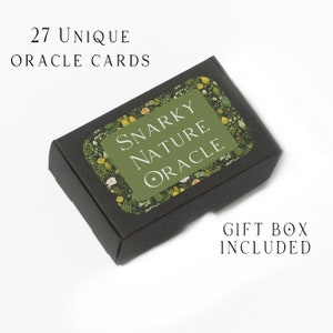 Fairy Oracle Cards, 27 Sarcastic Nature Affirmations, Whimsical Oracle Card Deck, Fairycore Gift