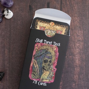 Skull Tarot Deck | Gothic Tarot Cards | Goth Tarot Card Set of 78 - Etsy
