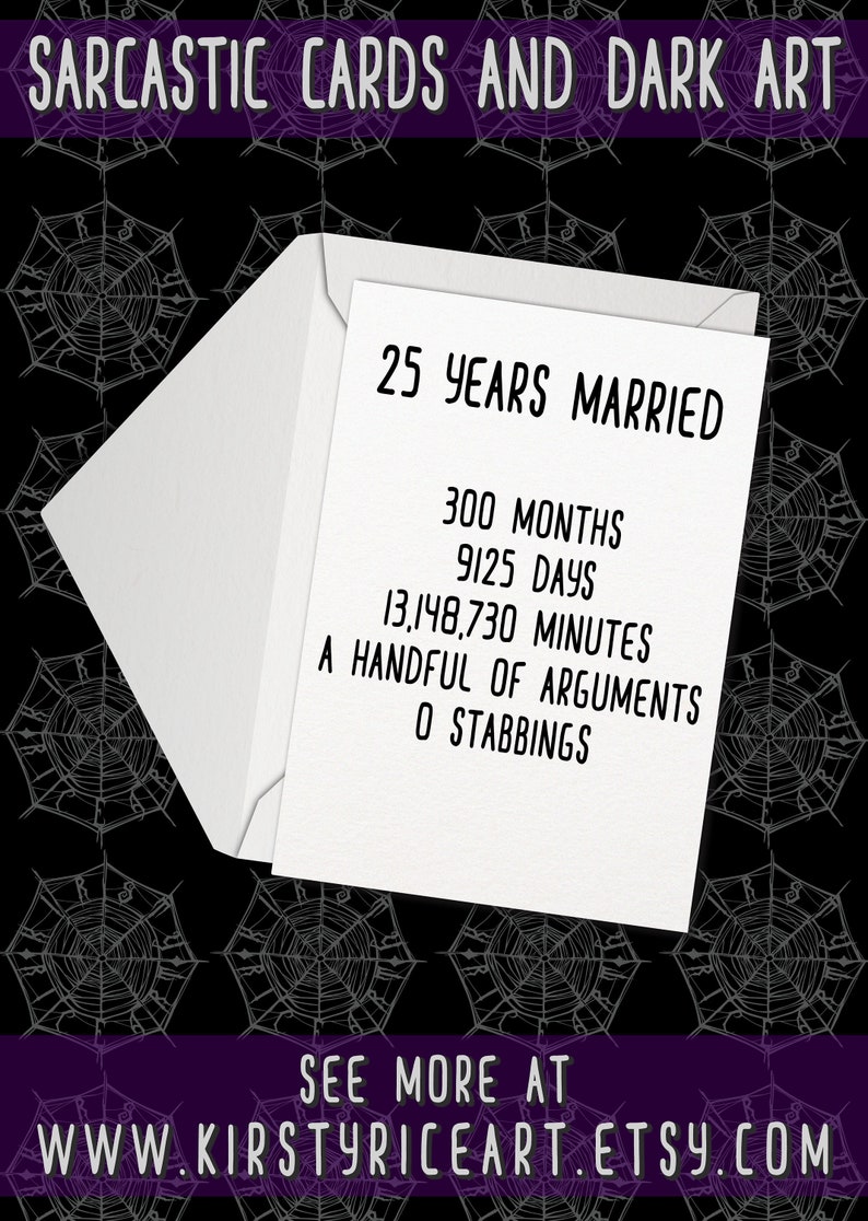 Funny Silver Wedding Anniversary Card for Husband ...