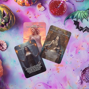 Greek Goddess oracle cards - oracle deck, 16 card deck, affirmation cards, tarot deck, oracle cards, feminine cards, greek pantheon