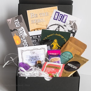 Sweary Affirmation Gift Box | Affirmation Card Set | Self Care Kit | Gift Baskets For Women | Personalised Gift