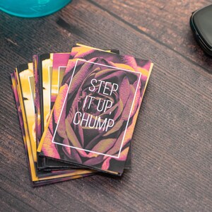 Positive Insult Affirmation Deck | Funny Encouragement Cards | 36 Mini Card Pack