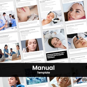 Botox, Fillers, Microneedling, Skin Boosters, Peels, B12 – Aesthetic Manuals & Protocols
