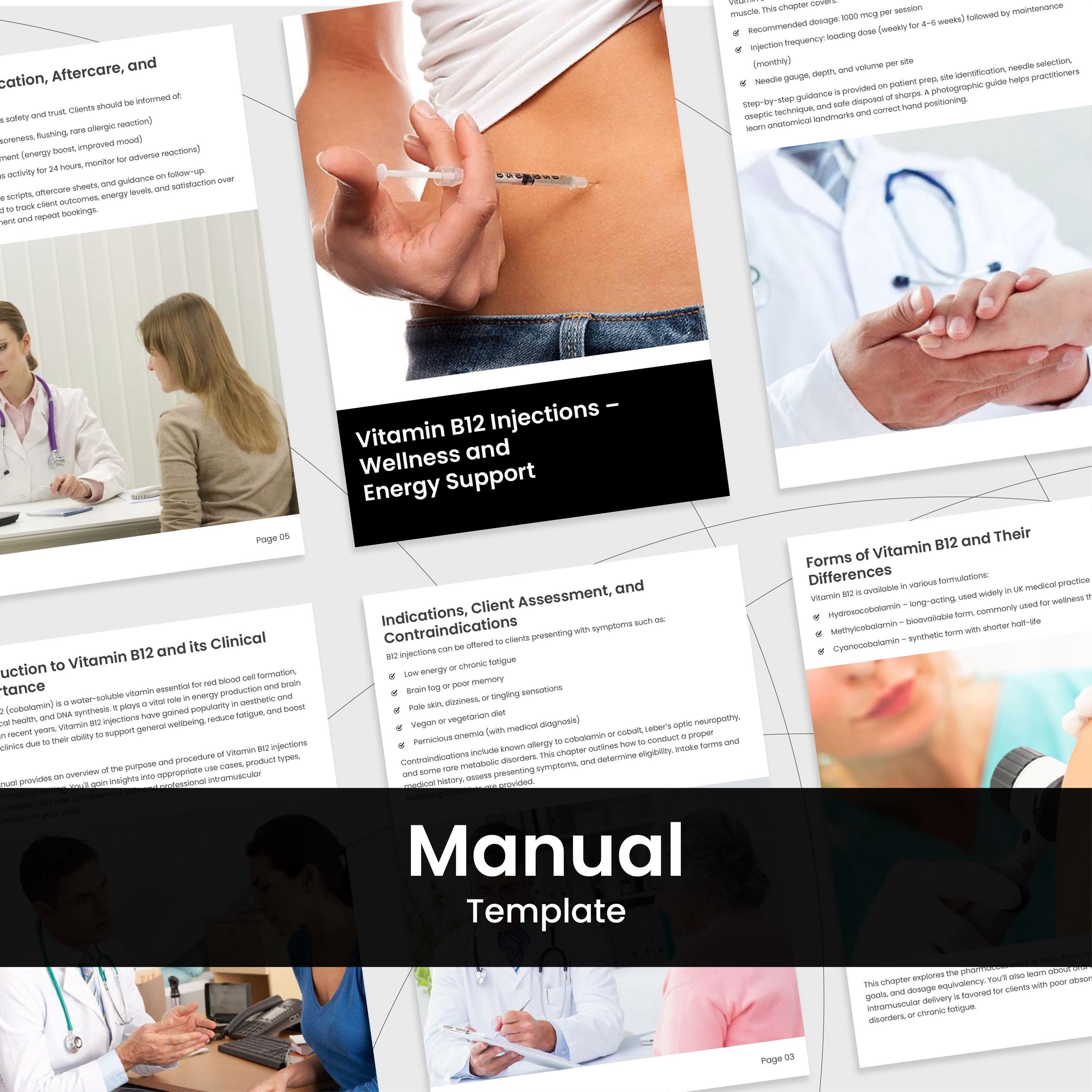 Botox, Fillers, Microneedling, Skin Boosters, Peels, B12  Aesthetic  Manuals & Protocols - Etsy