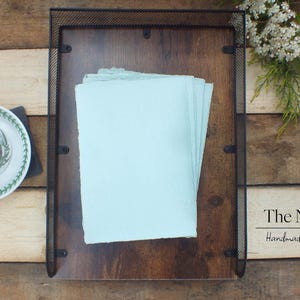 Carta fatta a mano / Gables Green / A5 / 100% riciclata / Ideale per lavori artigianali