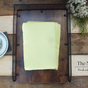 Handmade Paper | Roald Yellow | A5 | 100% Recycled | Ideal for Crafting