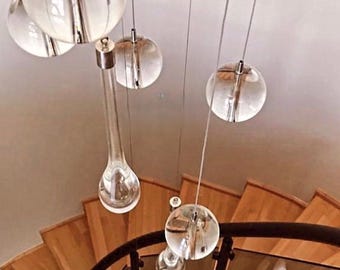Bocca V2 Modern Glass Globe Pendant Chandelier – Multi Light Cluster Ceiling Fixture