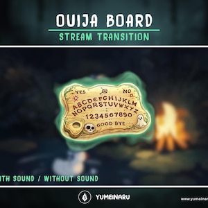 Ouija Board Stream Transition | Animated Stinger with Sound | Horror stream | Mystical Stream | Hallowen Stream