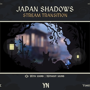 Japan Shadows Stream Transition | Animated Stinger with Sound | Japan Stream