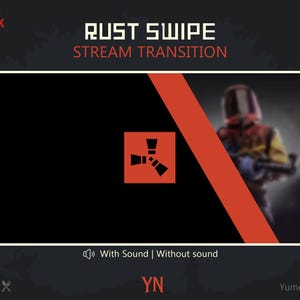 Rust Swipe Stream Transition | Animated Stinger for OBS & Streamlabs