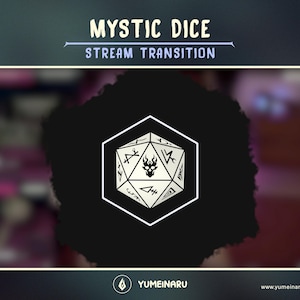 Transición de Mystic Dice Stream / Efecto animado / Transición de terror / Transmisión mística / Transmisión de fantasía oscura / Transición de DnD