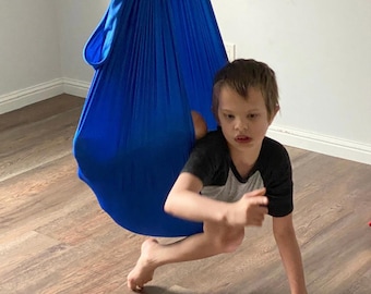 Handmade Sensory Swing: Autism, ADHD, SPD Therapy - Nylon Spandex Cuddle