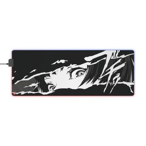 Mouse Pad, Anime Design, LED Gaming Mouse Mat, Desk Accessories, Gaming Room Decor, Gift for Gamers