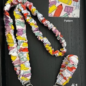 Ensemble élégant de chouchou et de porte-clés pour professeur - Confortable, fonctionnel et parfait pour les enseignants