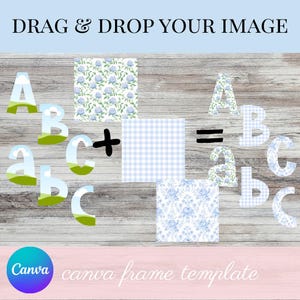 Canva Font Frame Rainbow Memories
